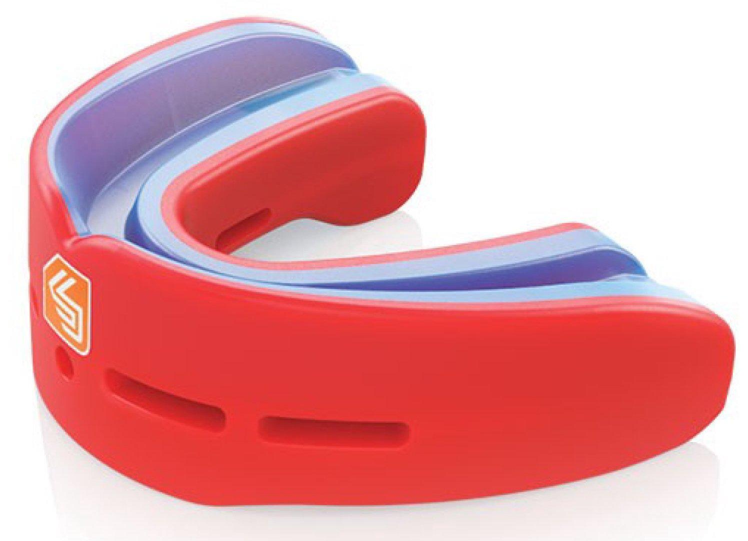 Shock Doctor Adult Nano Double Convertible Mouthguard - RED